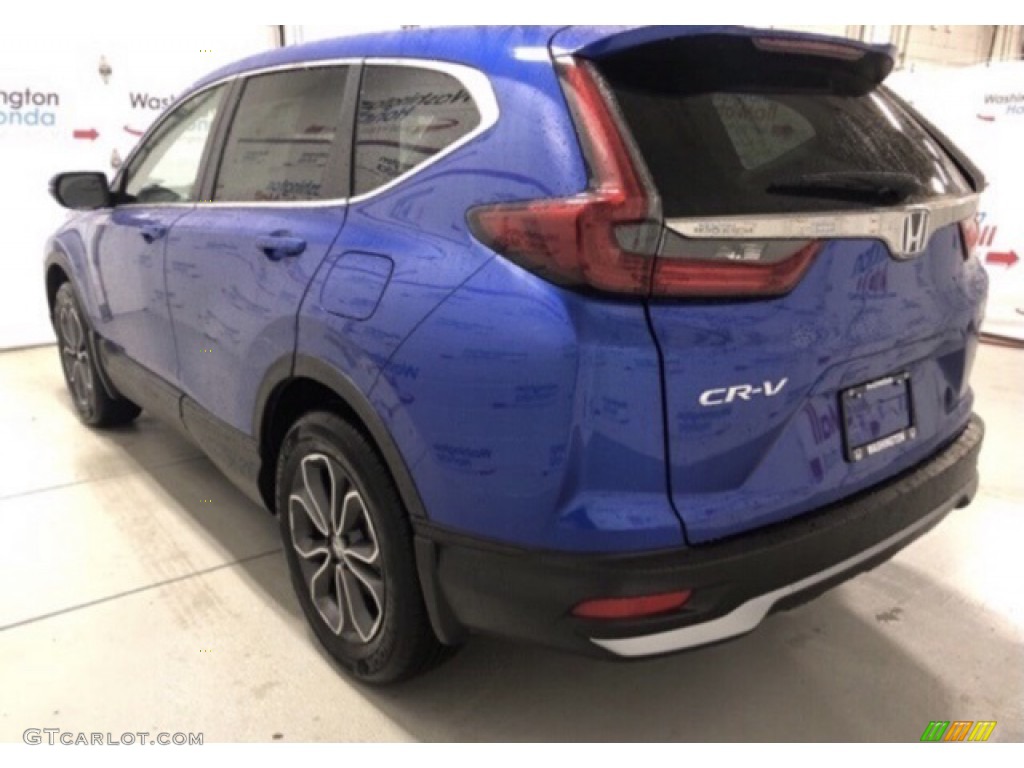 2021 CR-V EX-L AWD - Aegean Blue Metallic / Black photo #4