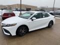 Super White 2021 Toyota Camry SE AWD