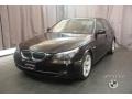 2008 Jet Black BMW 5 Series 528i Sedan  photo #1