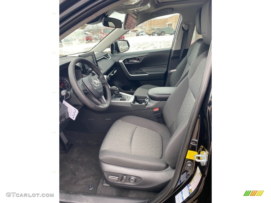 2021 RAV4 XLE AWD - Midnight Black Metallic / Black photo #2