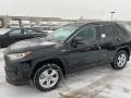 2021 Midnight Black Metallic Toyota RAV4 XLE AWD Hybrid  photo #1