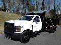 Summit White - Silverado 4500HD Crew Cab Chassis Dump Truck Photo No. 4