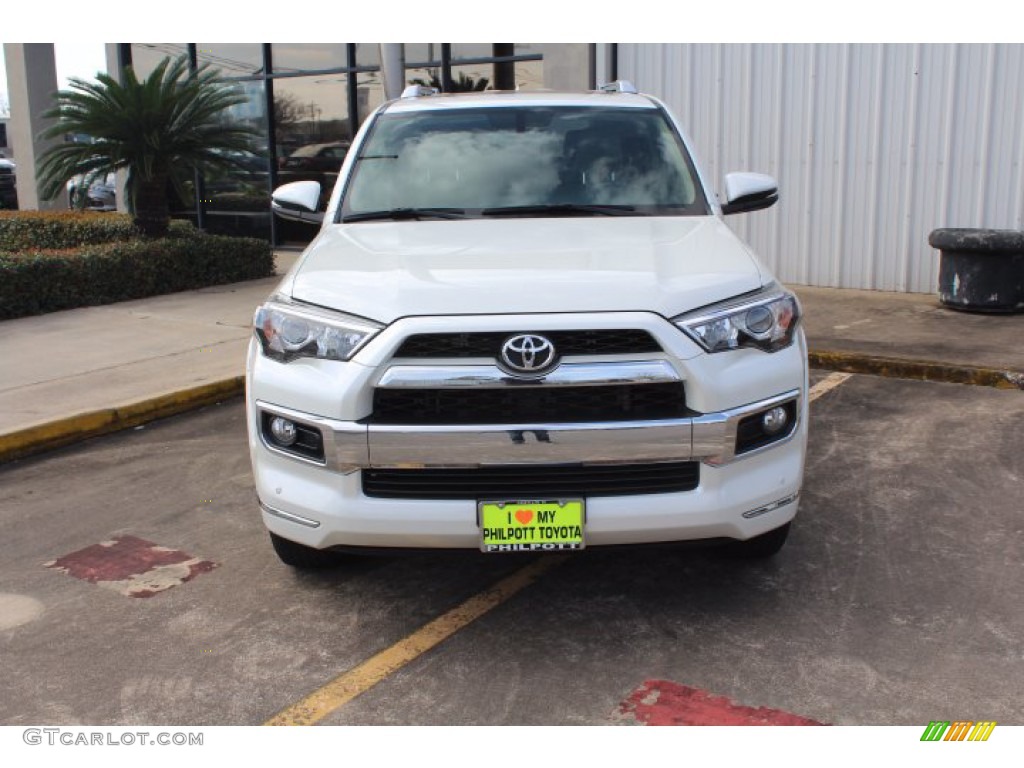 2017 4Runner Limited - Blizzard Pearl White / Sand Beige photo #3