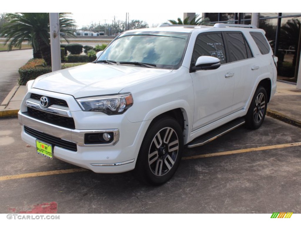 2017 4Runner Limited - Blizzard Pearl White / Sand Beige photo #4