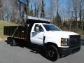Summit White 2020 Chevrolet Silverado 4500HD Crew Cab Chassis Dump Truck Exterior
