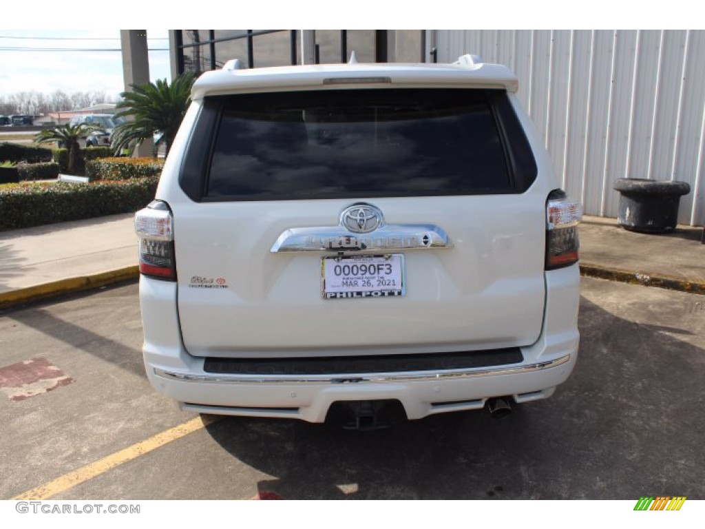 2017 4Runner Limited - Blizzard Pearl White / Sand Beige photo #8