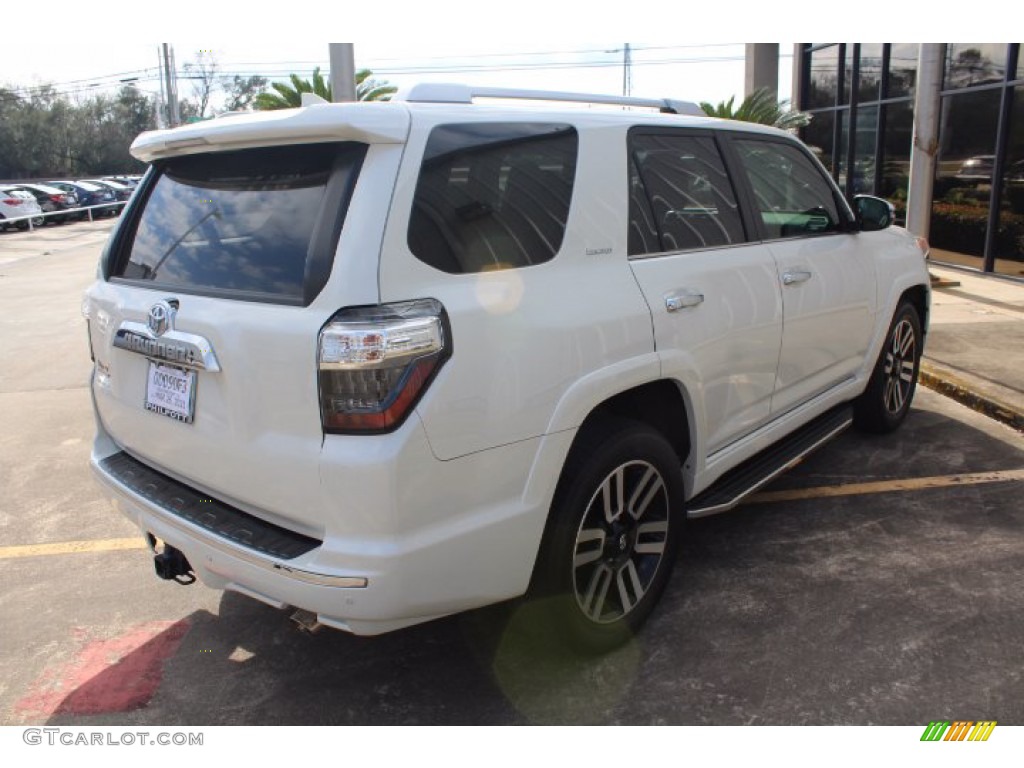 2017 4Runner Limited - Blizzard Pearl White / Sand Beige photo #9
