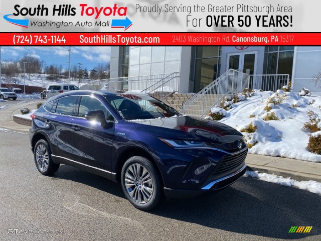 2021 Venza Hybrid Limited AWD - Blueprint / Black photo #1