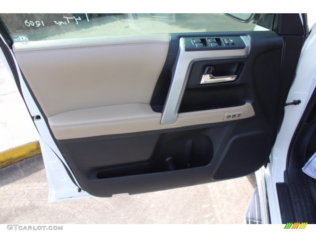 2017 4Runner Limited - Blizzard Pearl White / Sand Beige photo #10