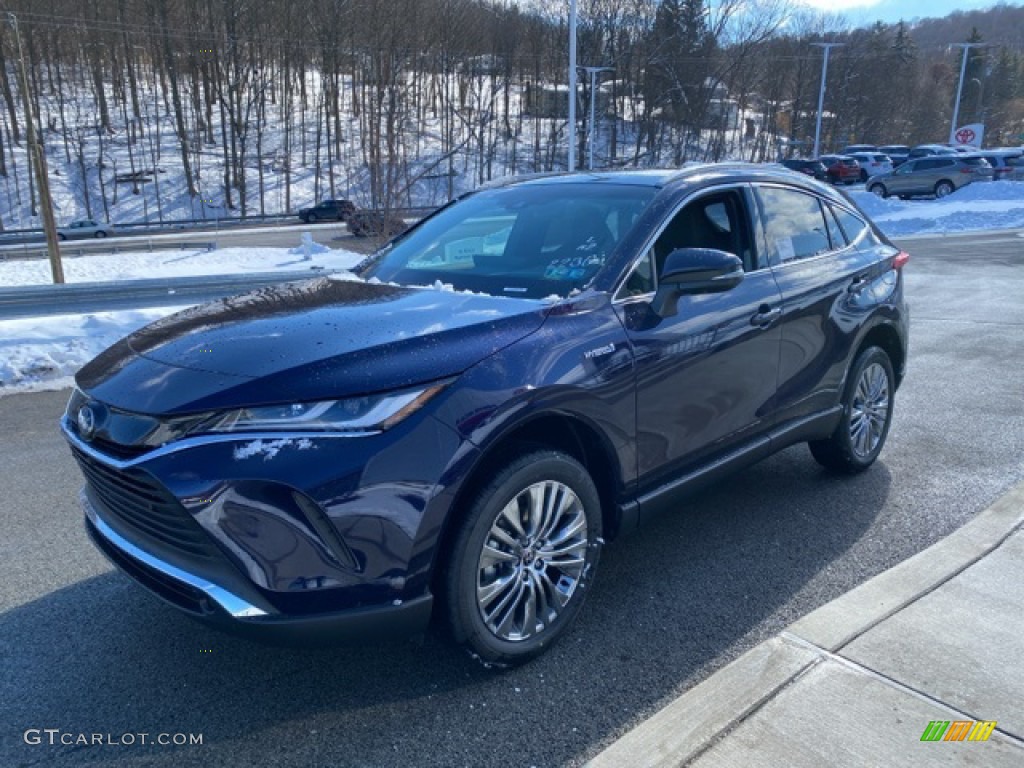 2021 Venza Hybrid Limited AWD - Blueprint / Black photo #12