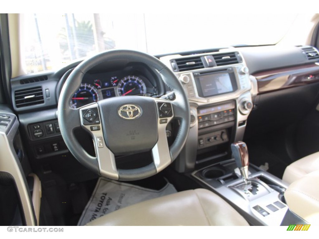 2017 4Runner Limited - Blizzard Pearl White / Sand Beige photo #21