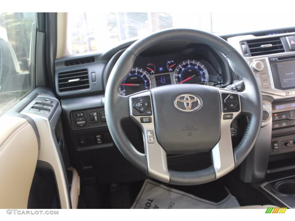 2017 4Runner Limited - Blizzard Pearl White / Sand Beige photo #22