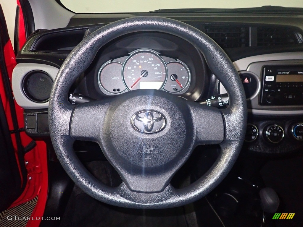 2012 Yaris L 5 Door - Absolutely Red / Ash Gray photo #26