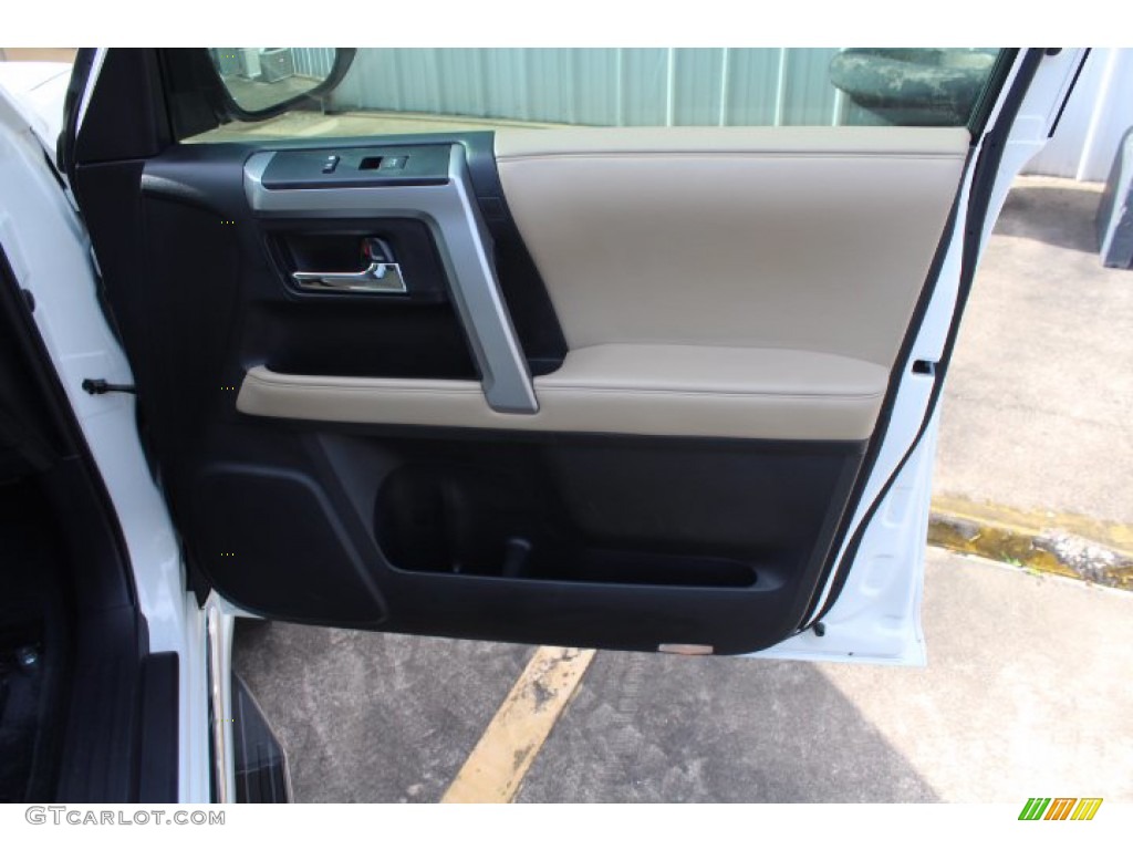 2017 4Runner Limited - Blizzard Pearl White / Sand Beige photo #26