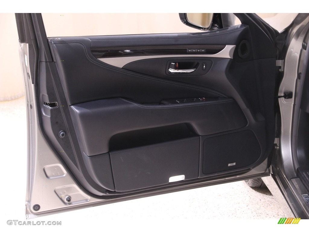 2016 Lexus LS 460 AWD Black Door Panel Photo #140999026