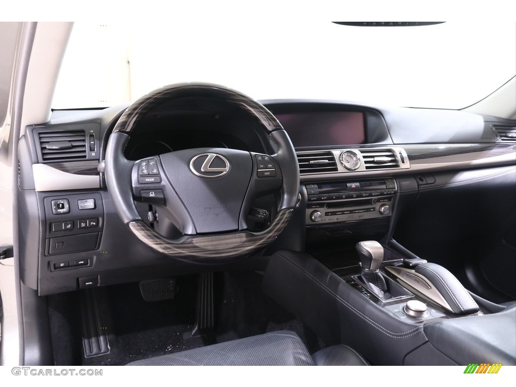 Black Interior 2016 Lexus LS 460 AWD Photo #140999062