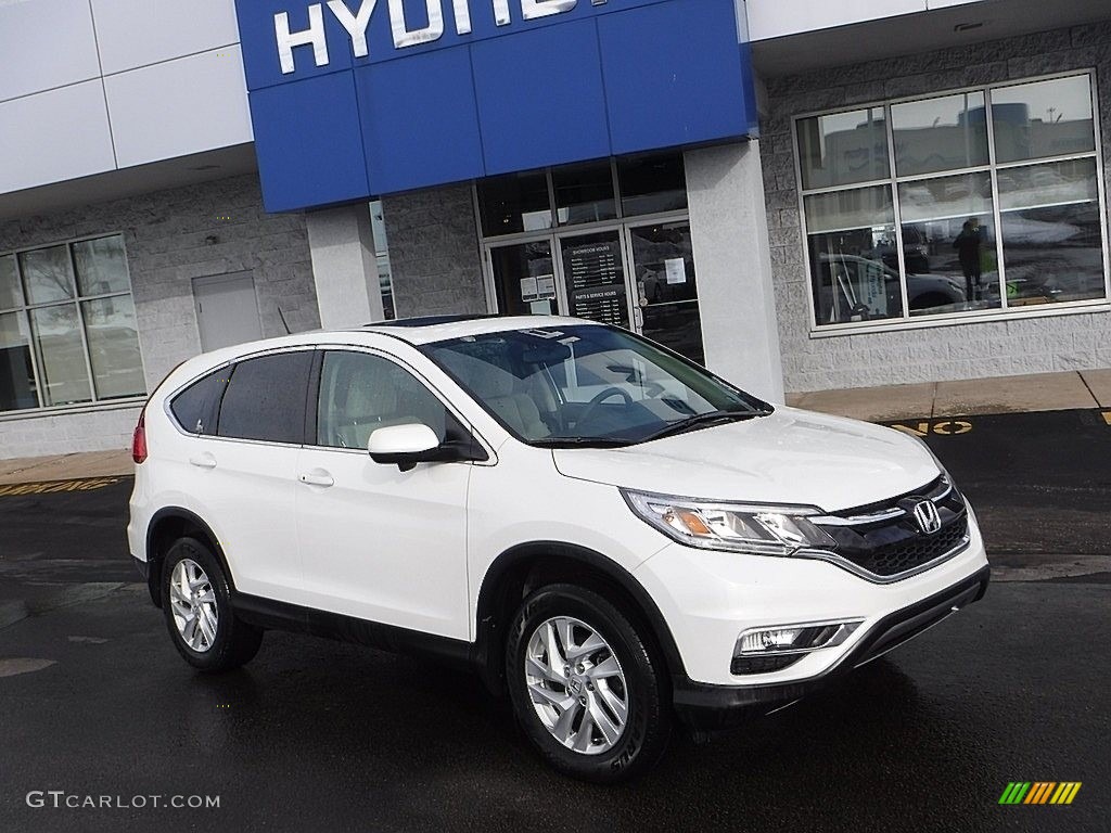 White Diamond Pearl Honda CR-V