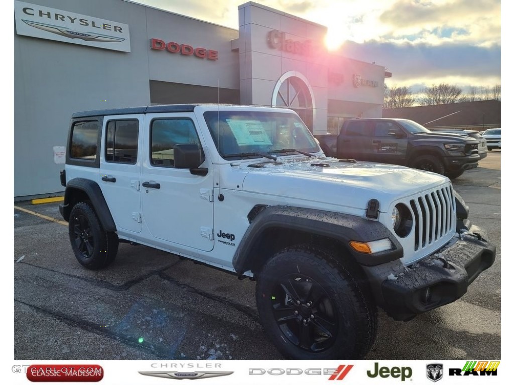 Bright White Jeep Wrangler Unlimited