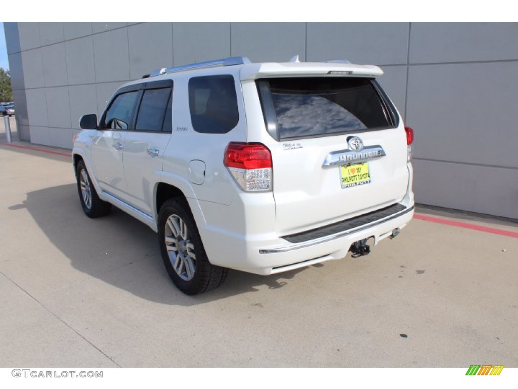 2013 4Runner Limited - Blizzard White Pearl / Sand Beige Leather photo #6