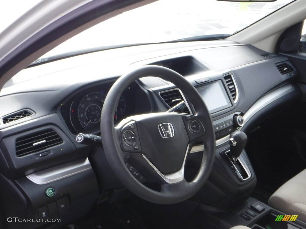 2016 CR-V EX AWD - White Diamond Pearl / Beige photo #13