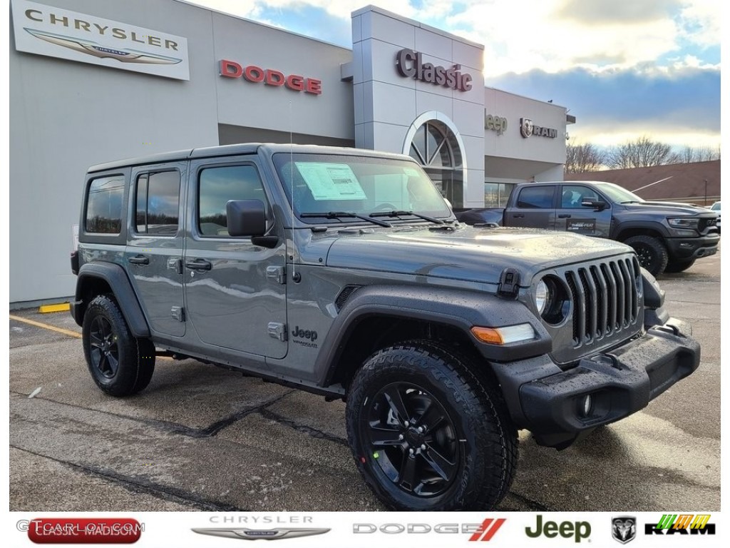 2021 Wrangler Unlimited Sport 4x4 - Sting-Gray / Black photo #1