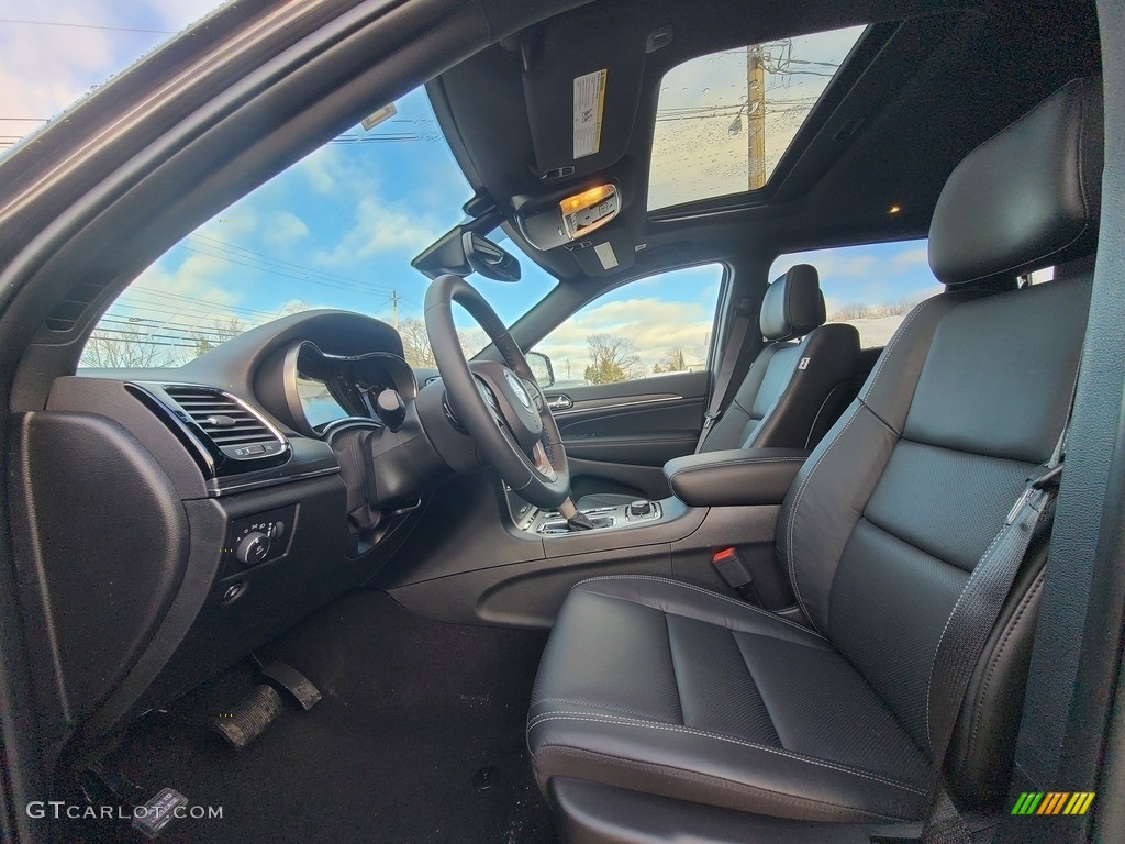 Black Interior 2021 Jeep Grand Cherokee Limited 4x4 Photo #141000790