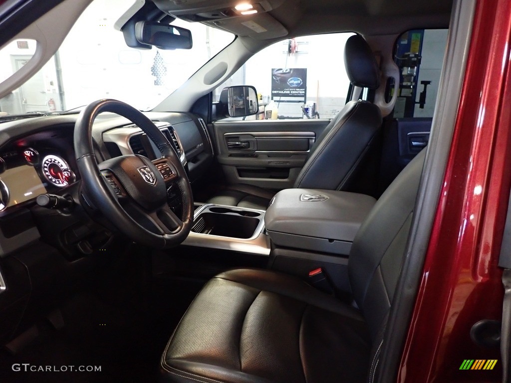 2018 1500 Big Horn Crew Cab 4x4 - Delmonico Red Pearl / Black/Diesel Gray photo #2