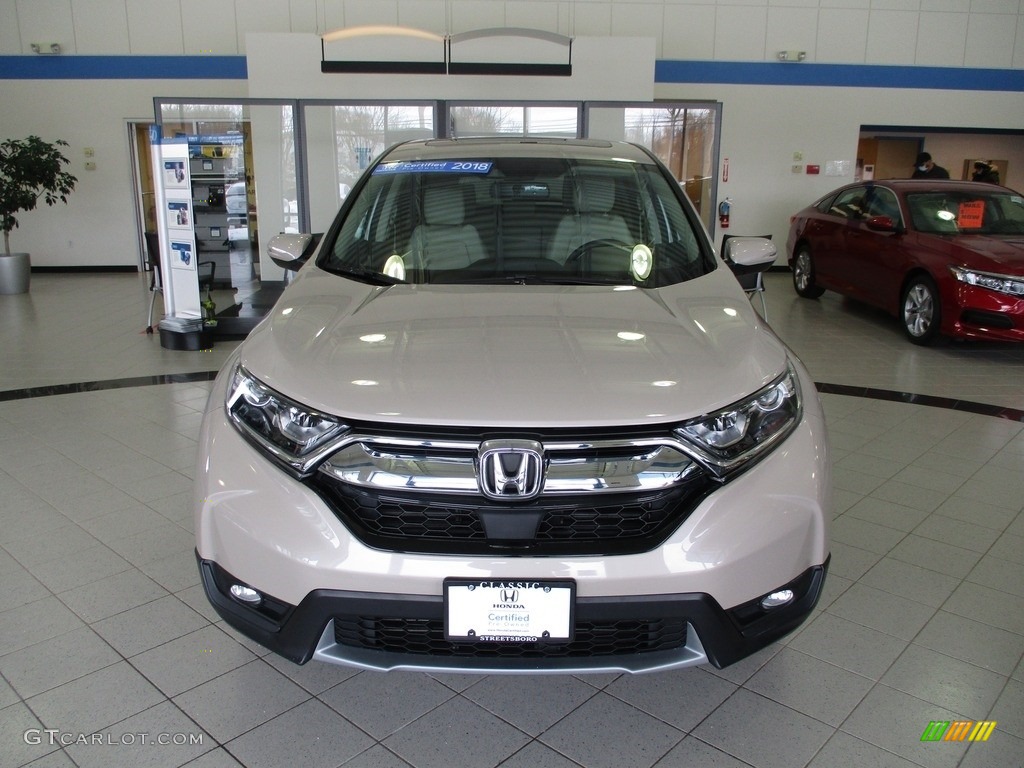 2018 CR-V EX-L AWD - Sandstorm Metallic / Ivory photo #2