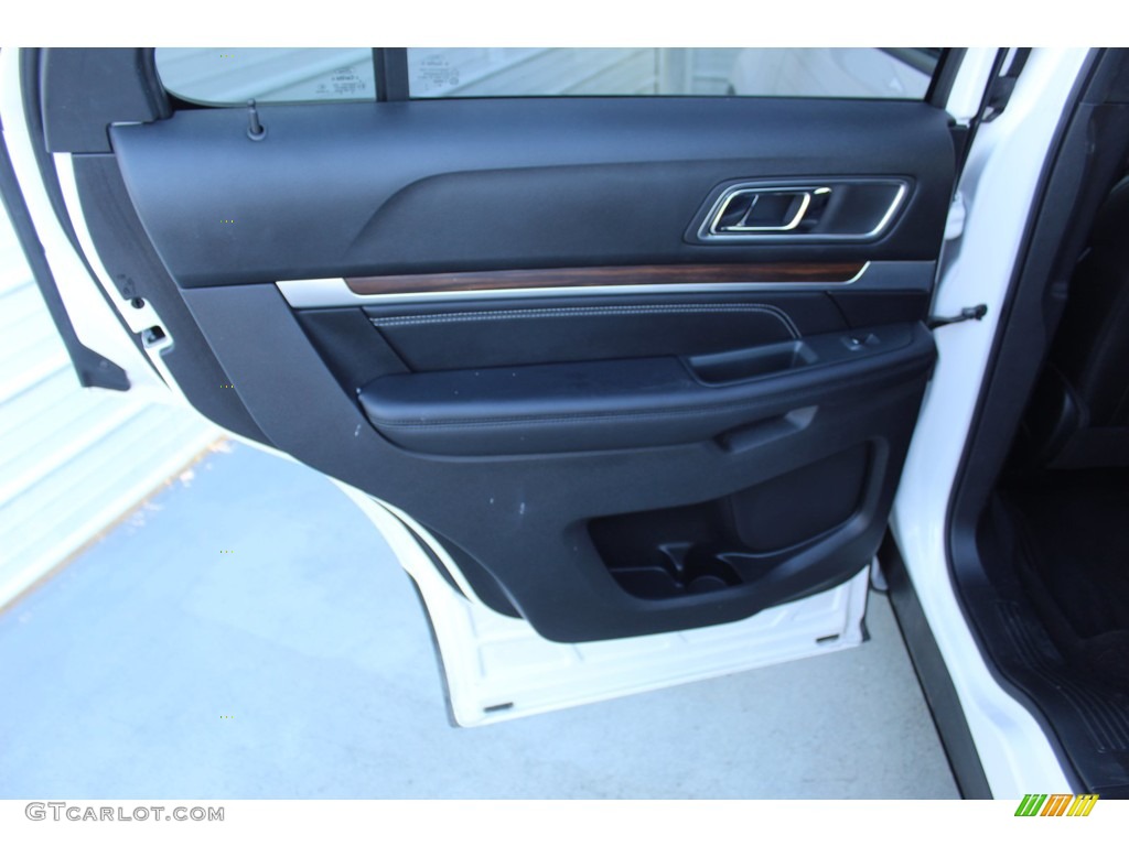 2018 Explorer Limited 4WD - White Platinum / Ebony Black photo #21