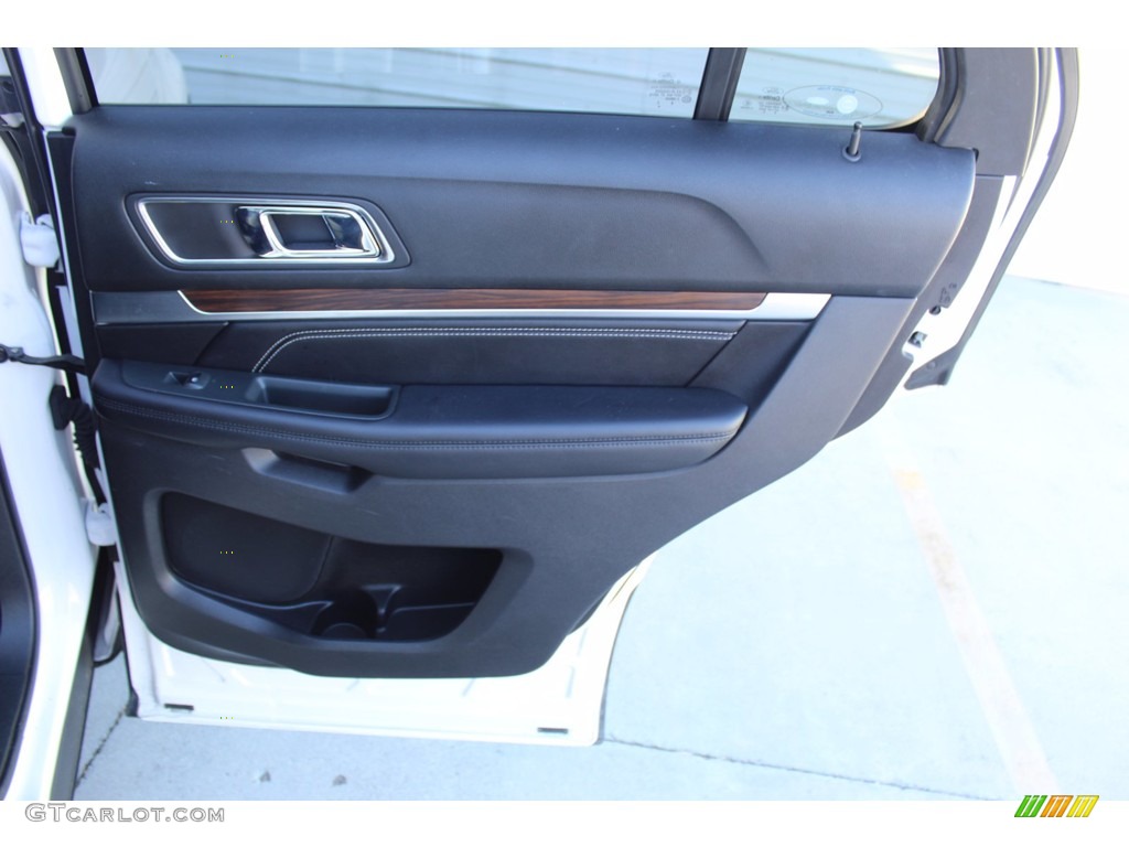2018 Explorer Limited 4WD - White Platinum / Ebony Black photo #27