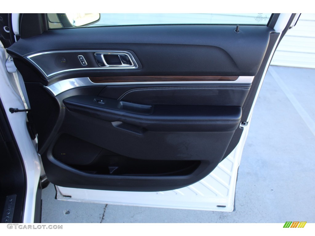 2018 Explorer Limited 4WD - White Platinum / Ebony Black photo #29