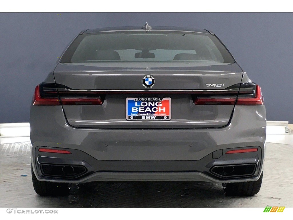 2021 7 Series 740i Sedan - Bernina Gray Amber Effect / Black photo #4