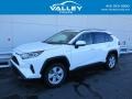 Super White 2019 Toyota RAV4 XLE AWD Hybrid