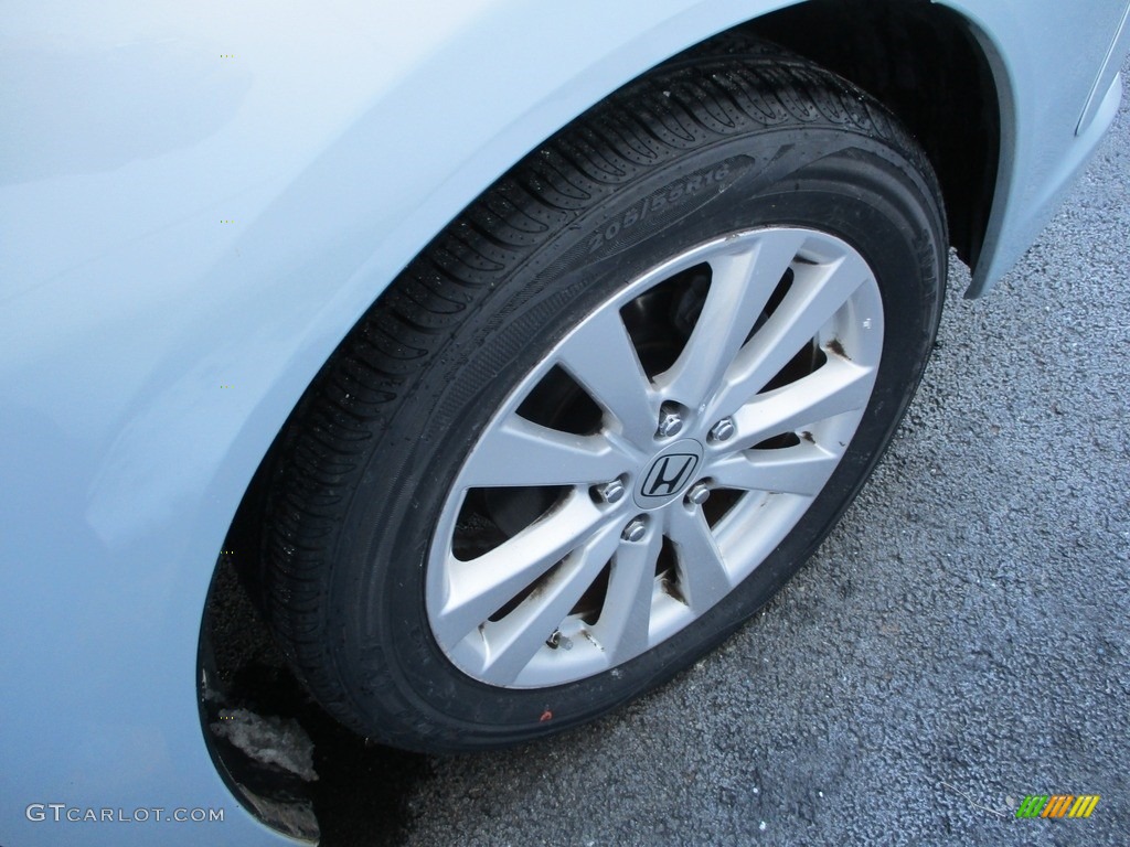 2012 Civic EX Sedan - Cool Mist Metallic / Gray photo #6