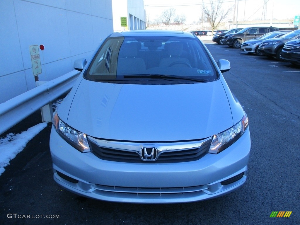 2012 Civic EX Sedan - Cool Mist Metallic / Gray photo #8