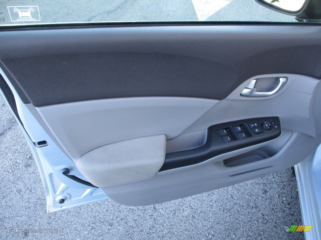 2012 Civic EX Sedan - Cool Mist Metallic / Gray photo #10