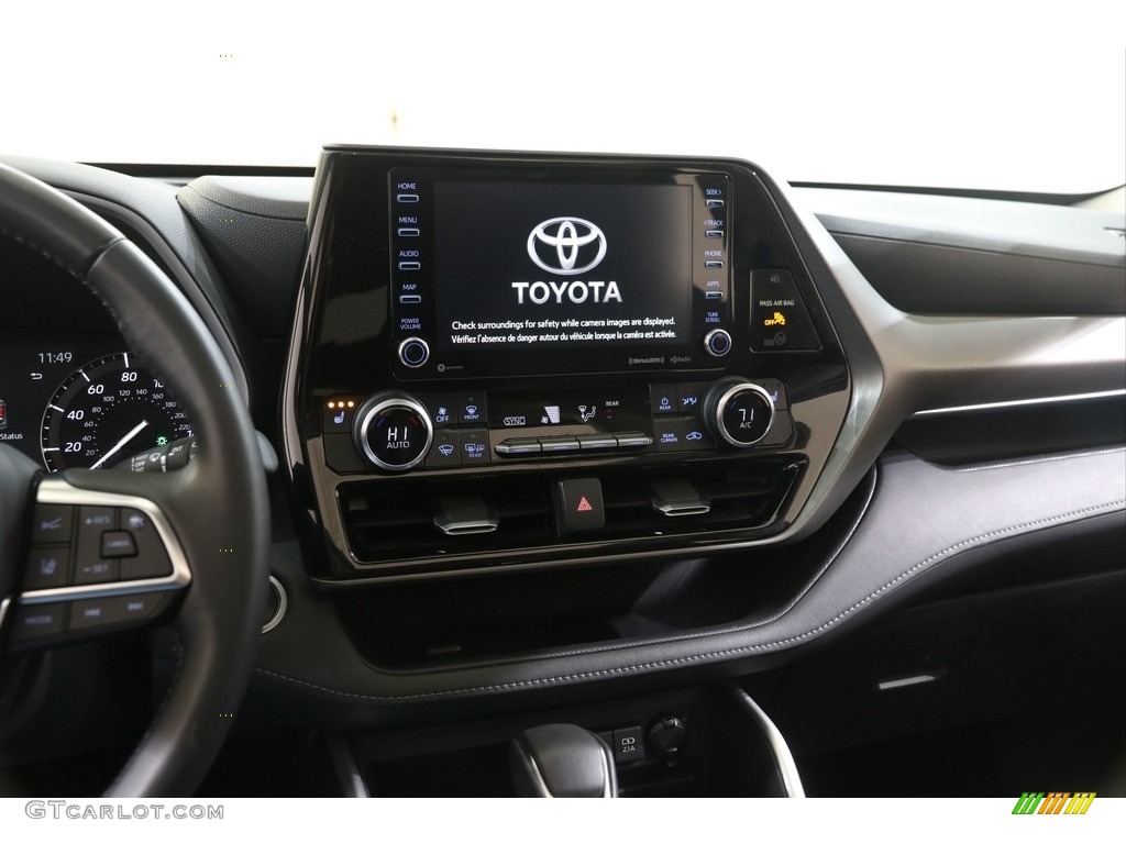 2020 Highlander XLE AWD - Midnight Black Metallic / Black photo #9