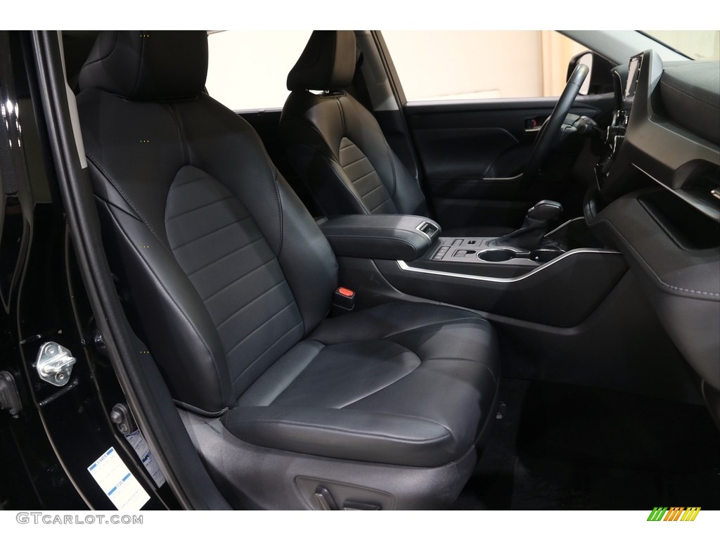 2020 Highlander XLE AWD - Midnight Black Metallic / Black photo #17