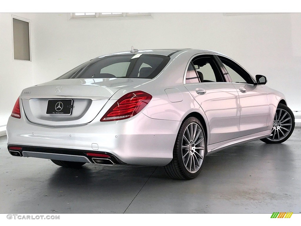 Iridium Silver Metallic 2016 Mercedes-Benz S 550 Sedan Exterior Photo #141005774