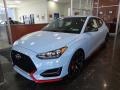 Front 3/4 View of 2021 Veloster N