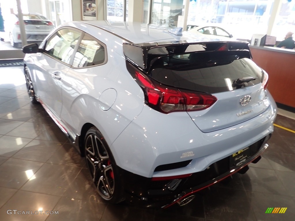 2021 Veloster N - Performance Blue / Black photo #3