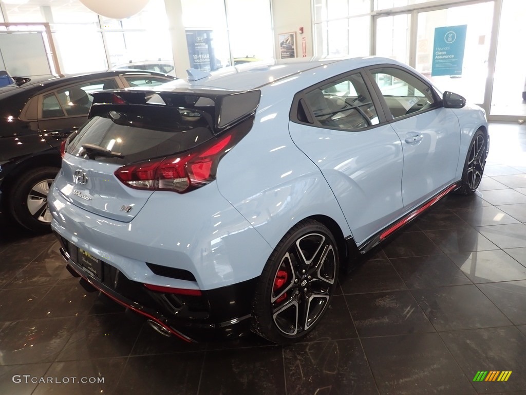 2021 Veloster N - Performance Blue / Black photo #5