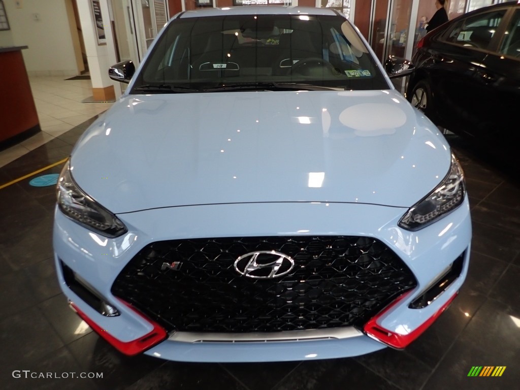 2021 Veloster N - Performance Blue / Black photo #8