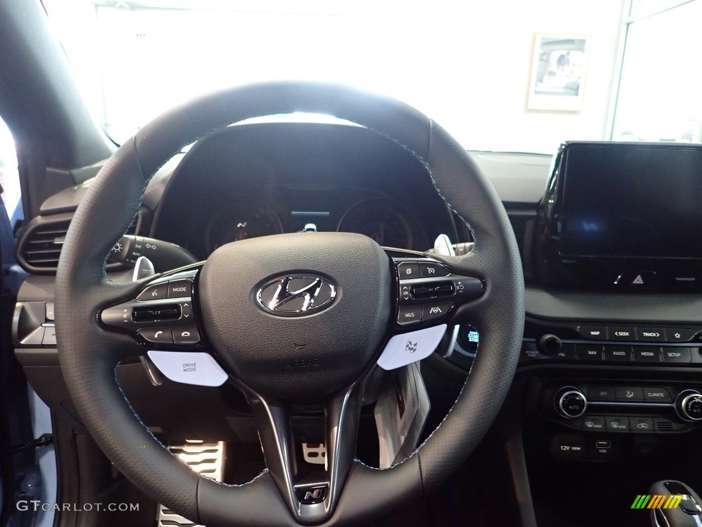 2021 Veloster N - Performance Blue / Black photo #12