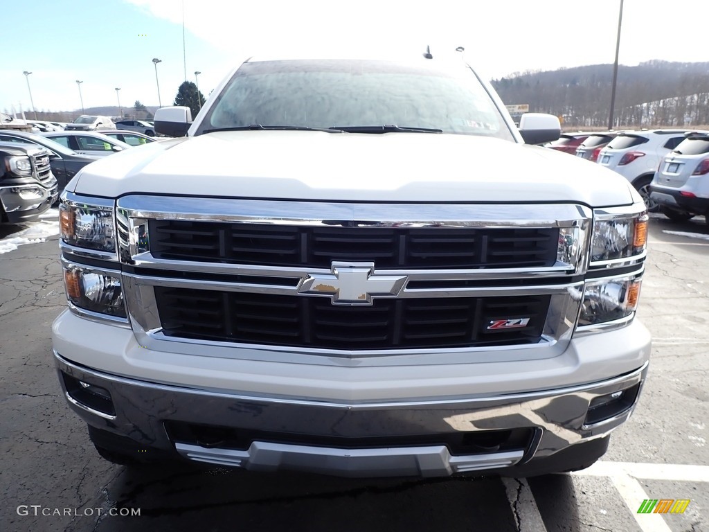 2015 Silverado 1500 LT Crew Cab 4x4 - White Diamond Tricoat / Jet Black photo #3