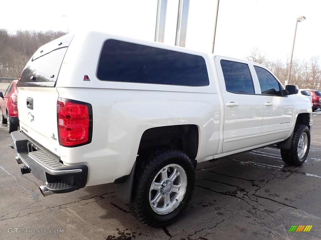 2015 Silverado 1500 LT Crew Cab 4x4 - White Diamond Tricoat / Jet Black photo #8