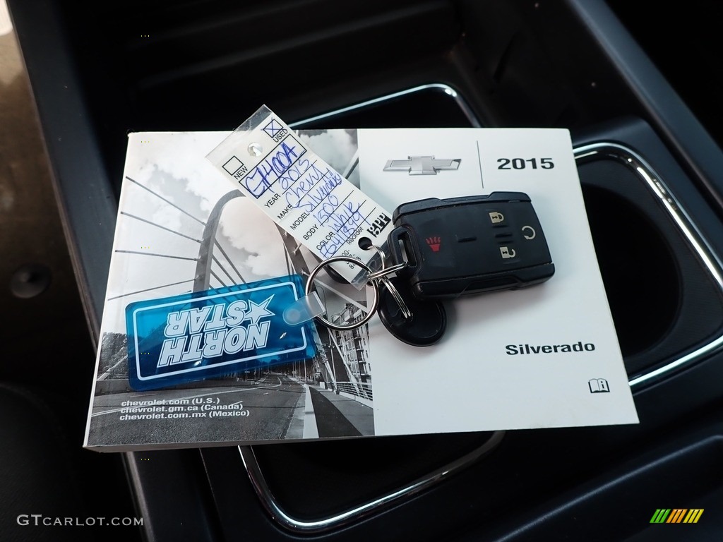 2015 Silverado 1500 LT Crew Cab 4x4 - White Diamond Tricoat / Jet Black photo #29