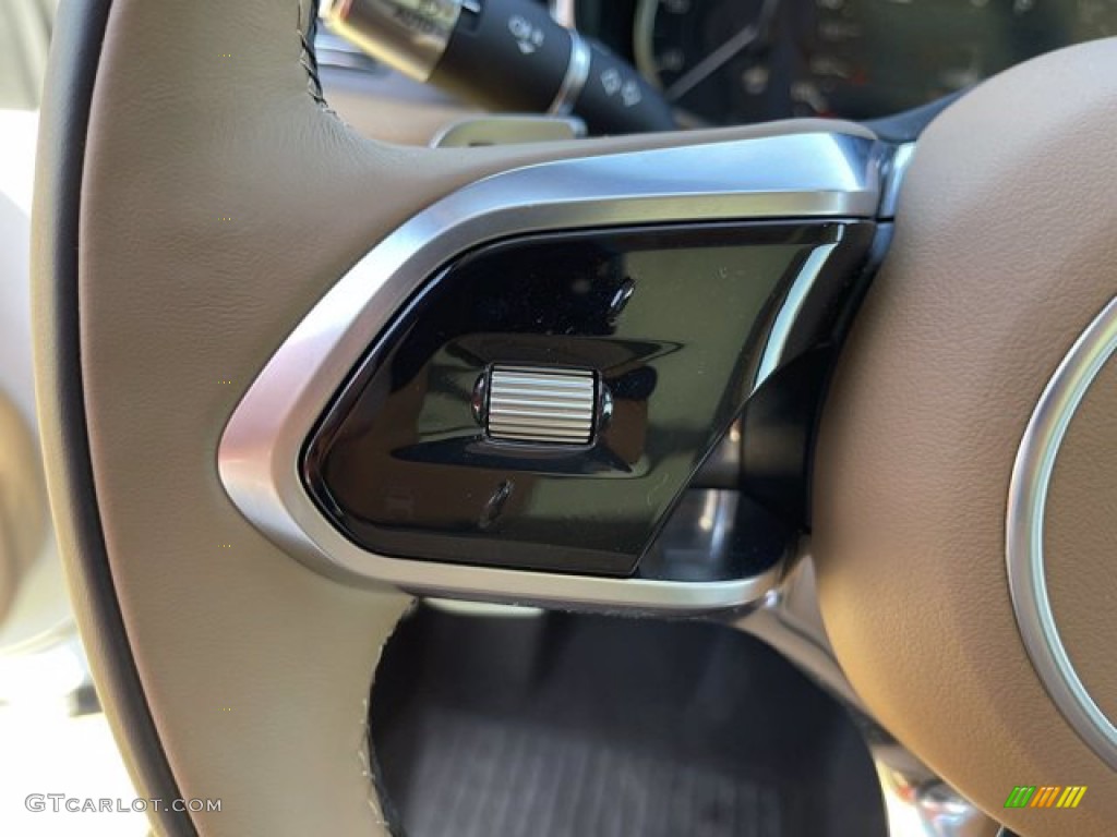 2021 Jaguar F-PACE P250 S Caraway/Ebony Steering Wheel Photo #141009526