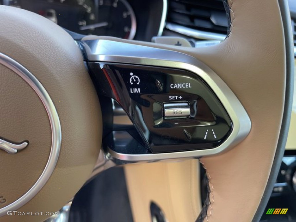 2021 Jaguar F-PACE P250 S Caraway/Ebony Steering Wheel Photo #141009553
