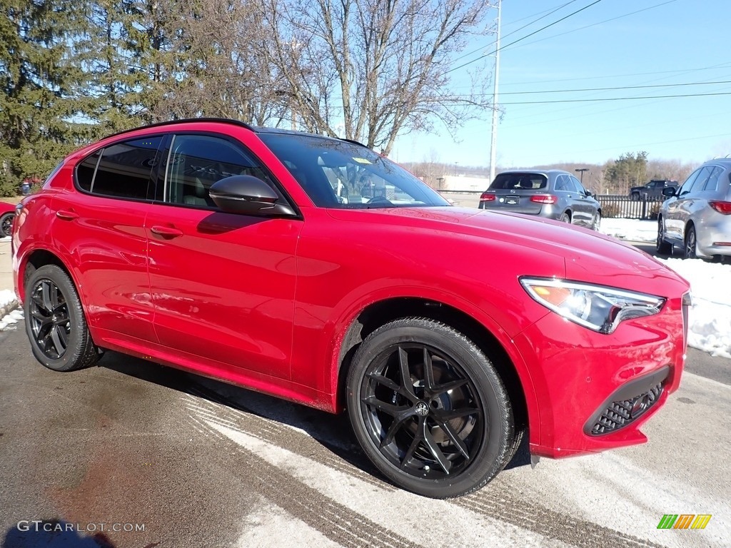 Alfa Rosso (Red) 2021 Alfa Romeo Stelvio Ti AWD Exterior Photo #141009668